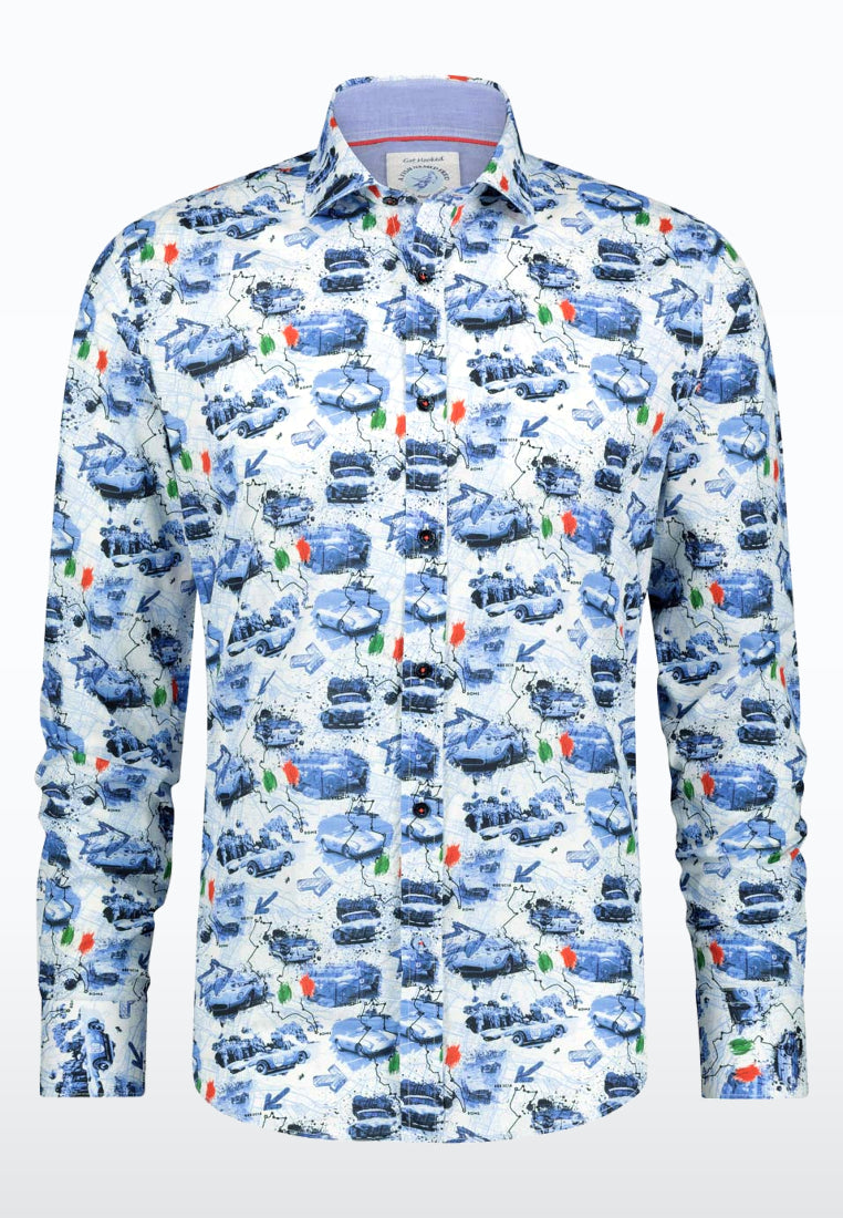 Classic Italy Supercars Design Long Sleeve Shirt