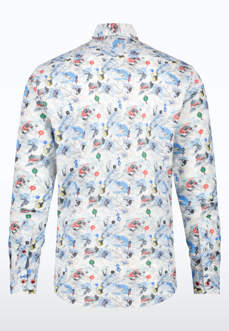 Extreme Sport Theme Long Sleeve Shirt