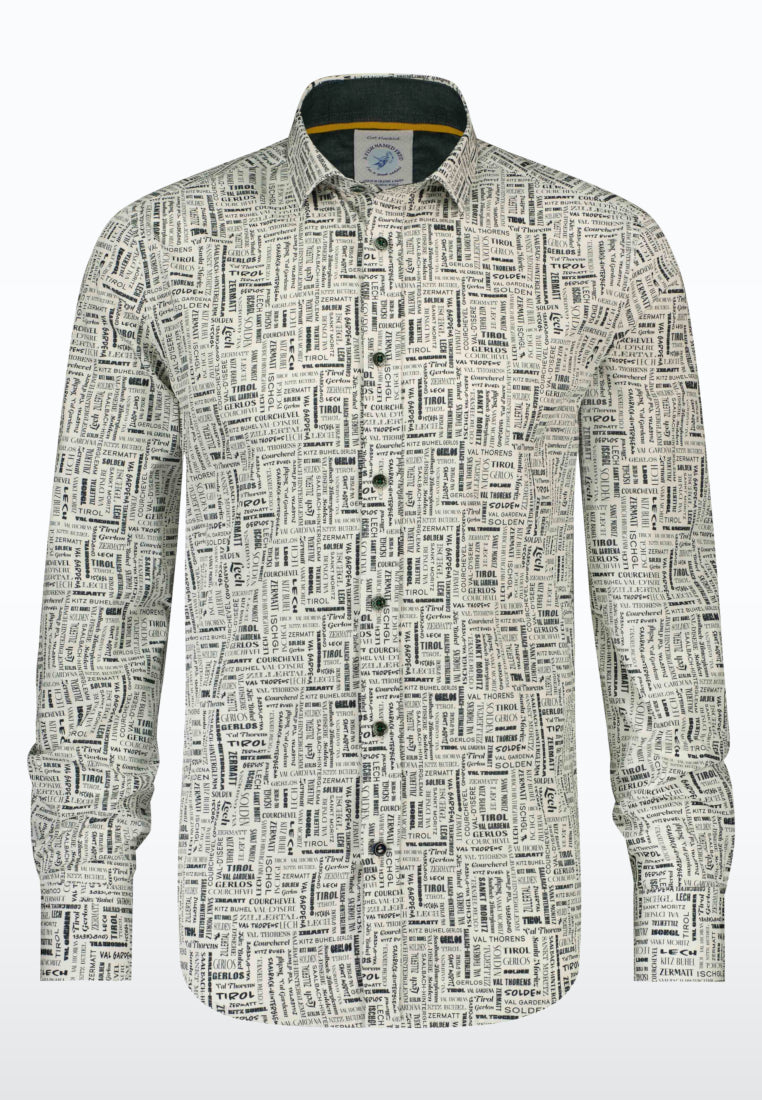 Ski Resort Series Long Sleeve Shirt - Off White