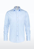 Men Basic - Power-stretch Long Sleeve Light Blue