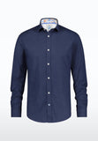 Men Basic - Long Sleeve Shirt - Navy