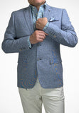 Blazer Pied de Poule Navy