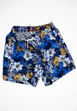 Swimshort/ Beachwear in Tropical Floral Blue