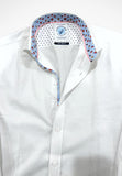 Men White Long Sleeve Shirt Stretchable