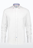 Men White Long Sleeve Shirt Stretchable