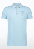 Men Candy Blue Polo - Palm Tree