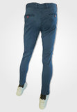 Men Chino Navy with Printed Design