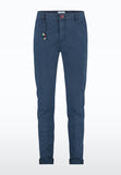 Men Chino Navy with Printed Design