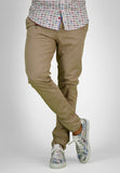 Men Chino Beige with Printed Design