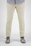 Men Chino Off-white with Printed Design