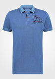 Men Cobalt Blue Polo with Iconic Scooter Logo