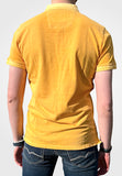 Men Yellow Polo with Iconic Scooter Logo