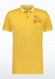 Men Yellow Polo with Iconic Scooter Logo