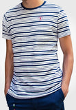 Men T-shirt with Striped Navy