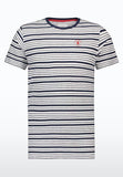 Men T-shirt with Striped Navy