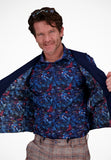 Ski Map Long Sleeve Shirt - Navy