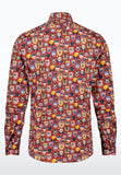 Badges Design Long Sleeve Shirt