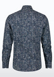 Ski Resort Series Long Sleeve Shirt - Navy