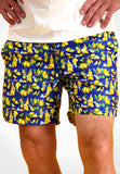 Swimshort/ Beachwear in Lemon Design