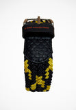 Braided Belt- Cross Yellow/ Navy